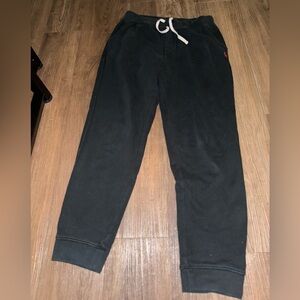 Boys Polo Ralph Lauren Sweatpants Size Large 10-12 Black Joggers
